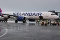 Icelandair Fyrsta Airbus-vélin í 87 ára sögu félagsins er komin til landsins. Fyrsta áætlunarflugið er í næstu viku.