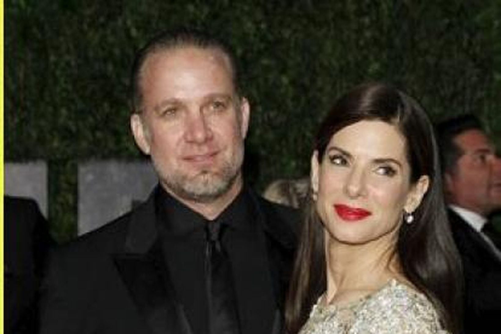 Jesse James og Sandra Bullock á Óskarsverðlaunahátíðinni.