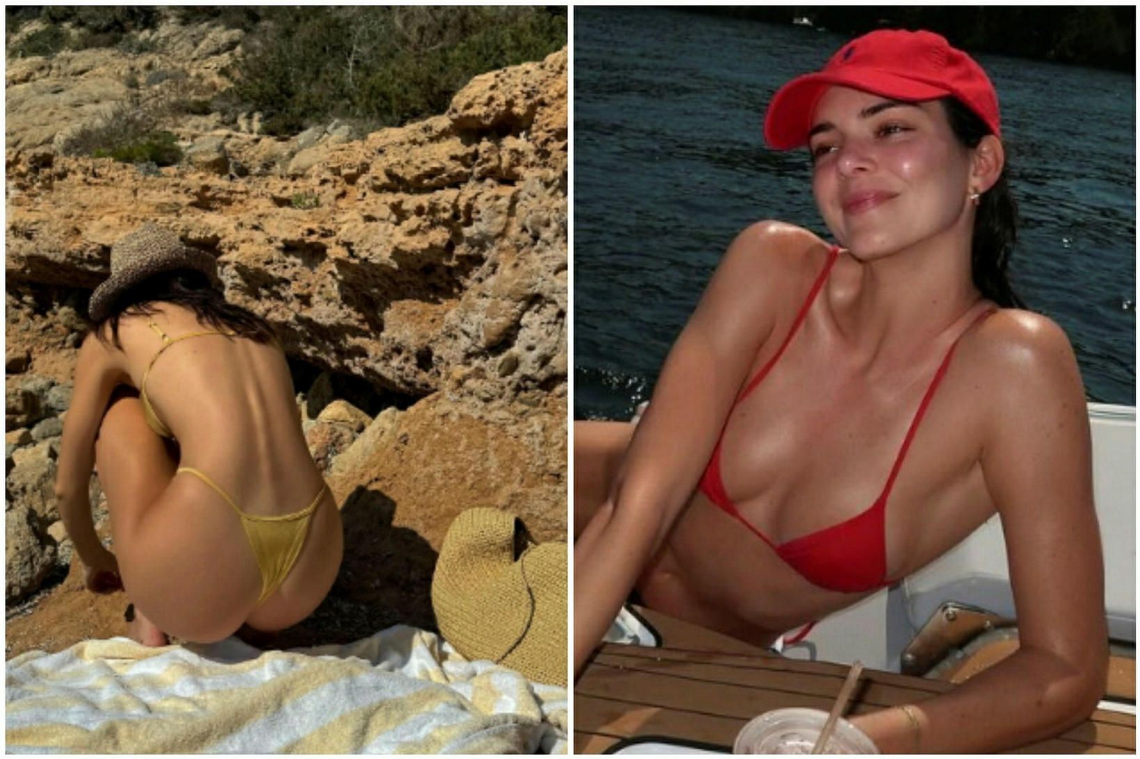 Kendall Jenner hefur varið flestum dögum sumarsins á ströndinni.