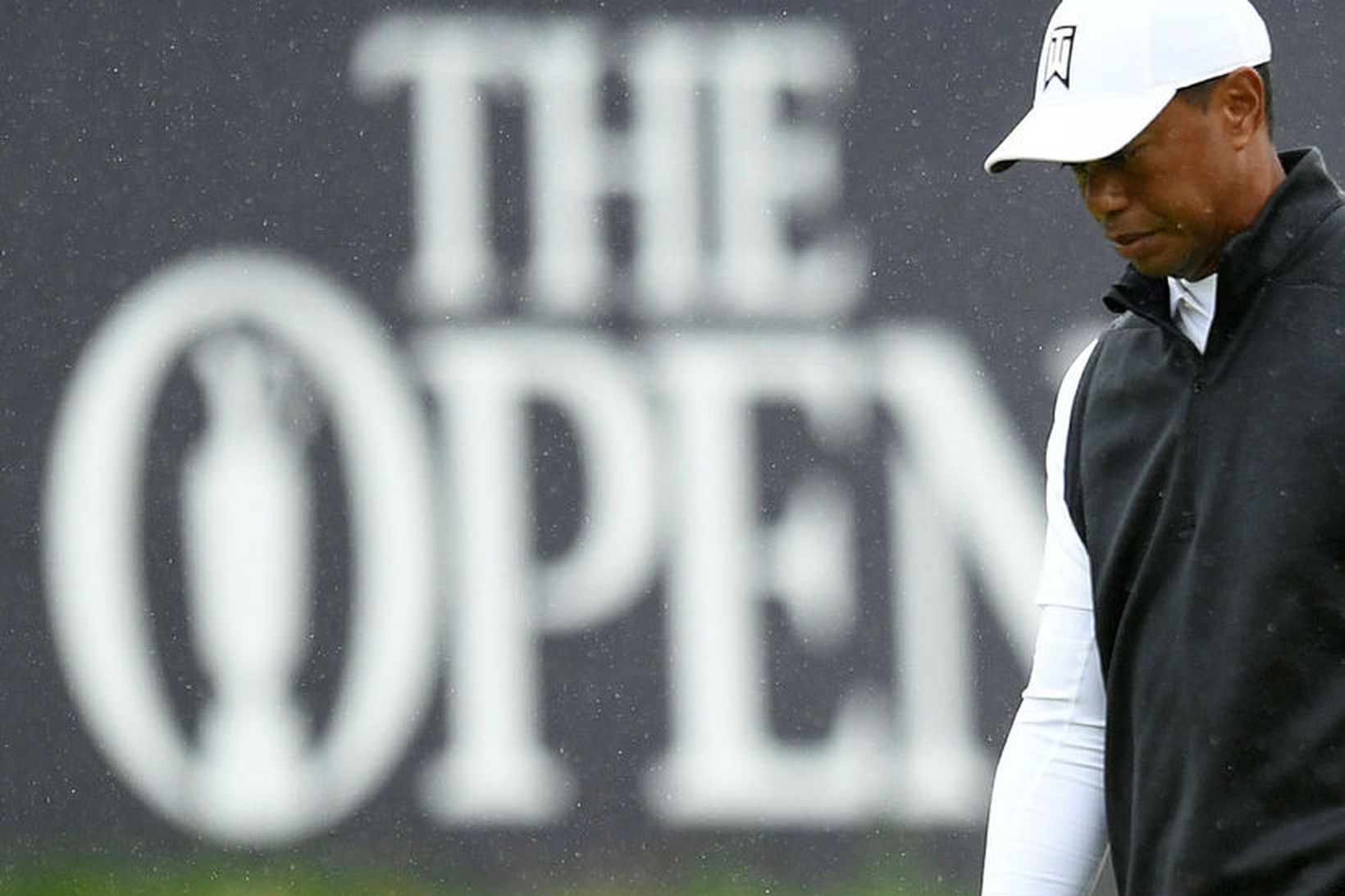 Tiger Woods náði sér ekki á strik á The Open.