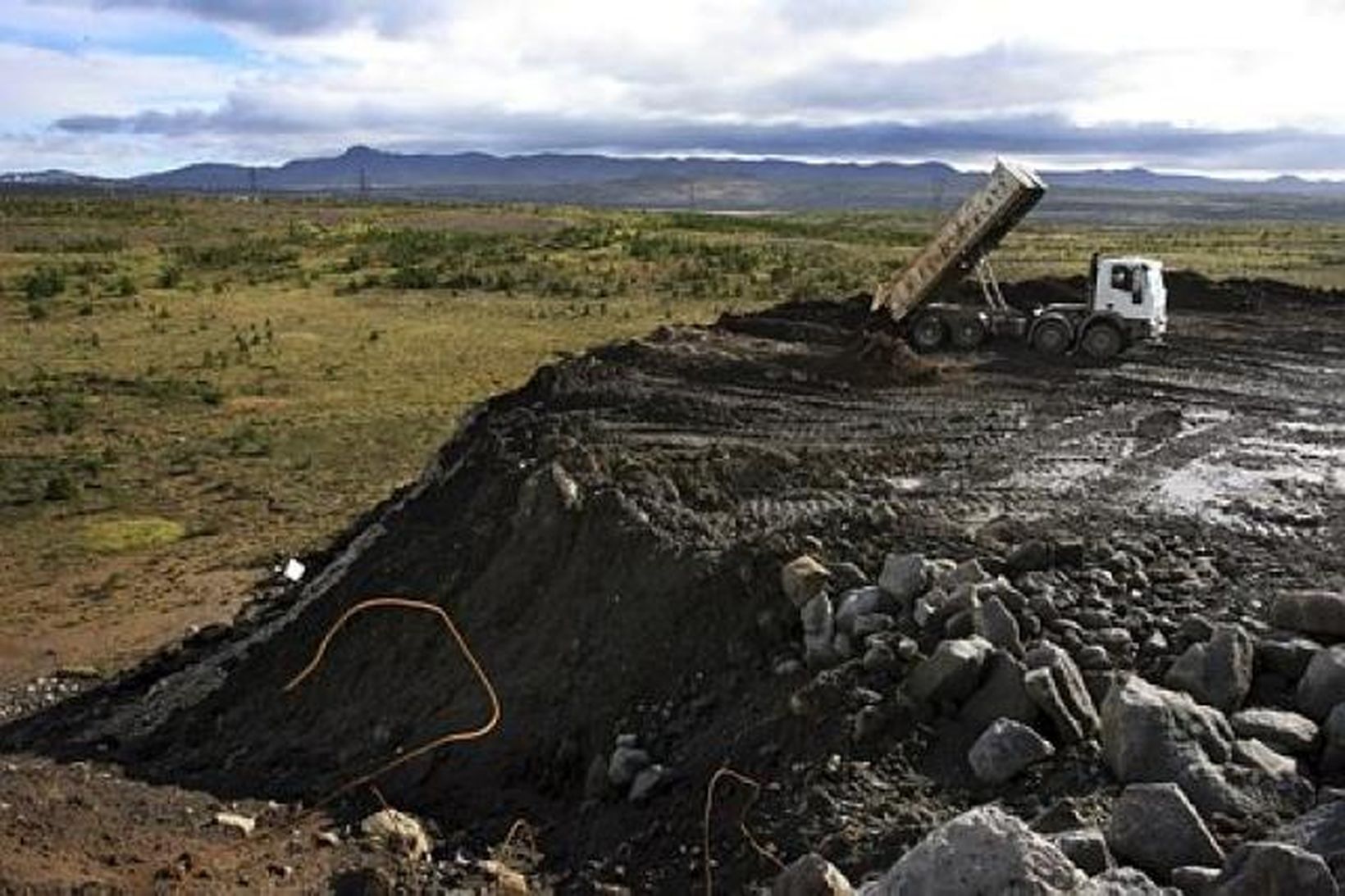 Losunarsvæðið á Hólmsheiði.