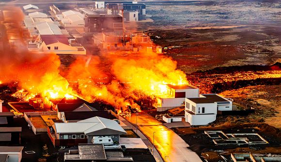 „Betri staða ef húsið brynni“