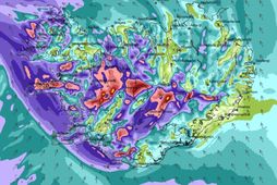 Vindaspá Veðurstofunnar klukkan 6 í fyrramálið.