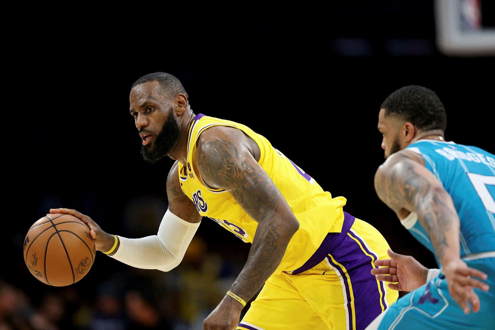 LeBron James og félagar í LA Lakers mættu ekki Charlotte …