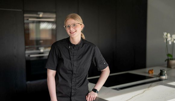 Guðrún á leið út að keppa fyrir Íslands hönd 