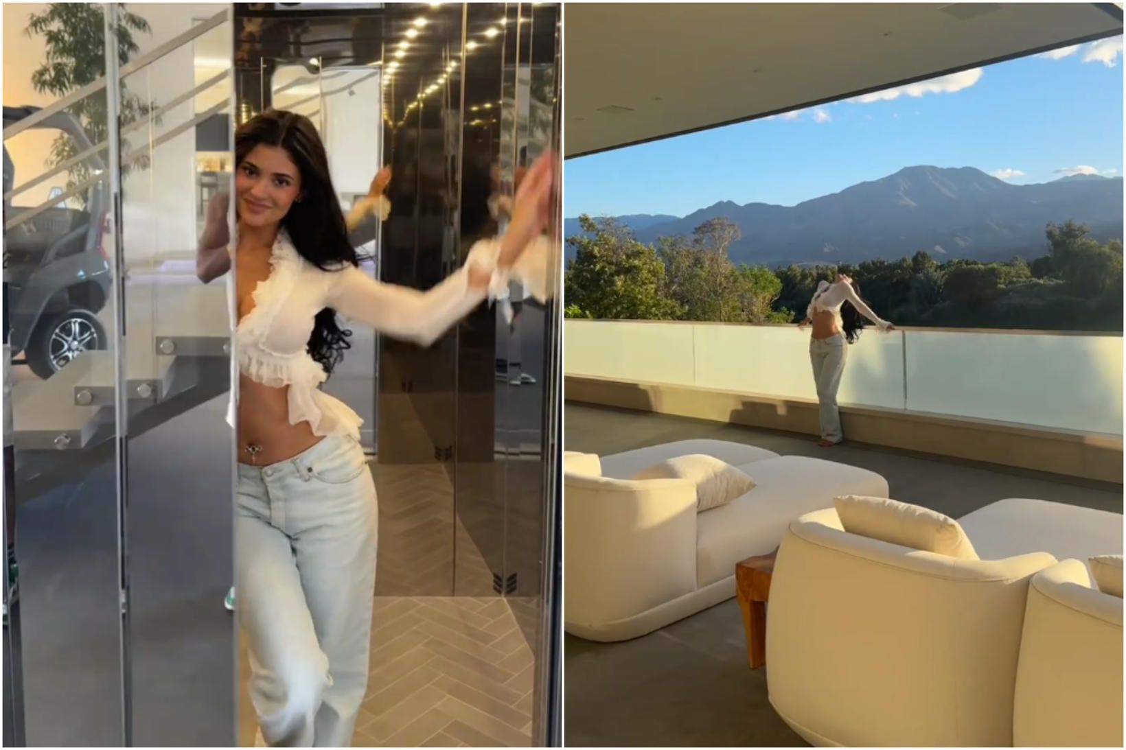 Sýndi glæsihýsi sitt í Palm Springs