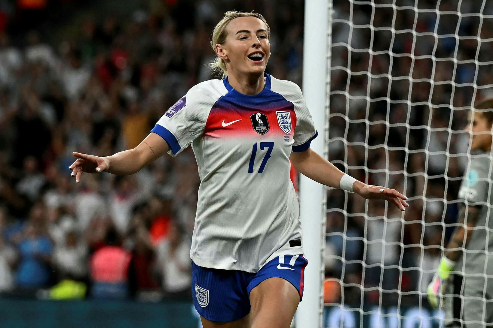 Chloe Kelly er leikmaður enska landsliðsins.