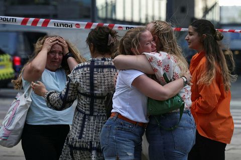 People are in shock over the horrible shooting in the Danish Mall yesterday.
