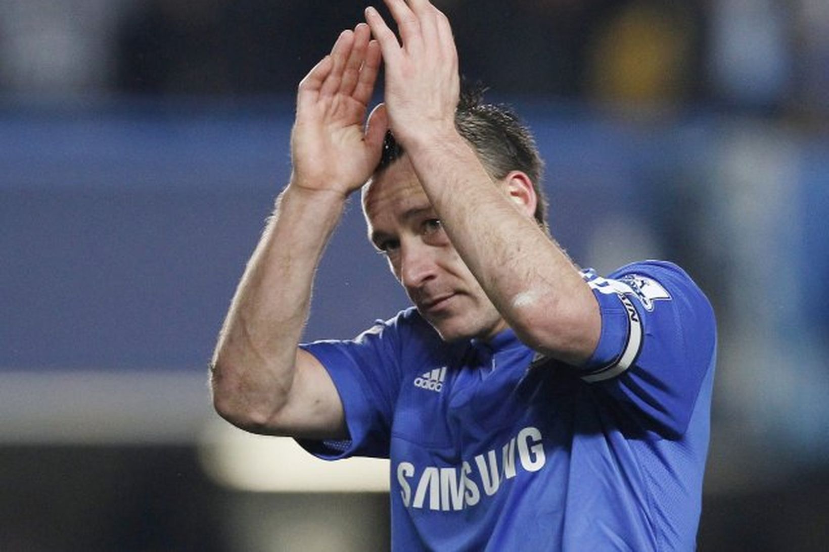 John Terry fyrirliði Chelsea.