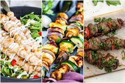 Grillaður humar, grillaður ostur, grillað grænmeti og nautakjöt eru allt saman góðar hugmyndir.