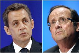Nicolas Sarkozy og François Hollande.