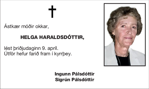 Helga Haraldsdóttir,