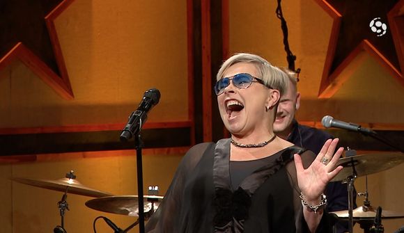 Helga Möller hefur sjaldan verið eins hress