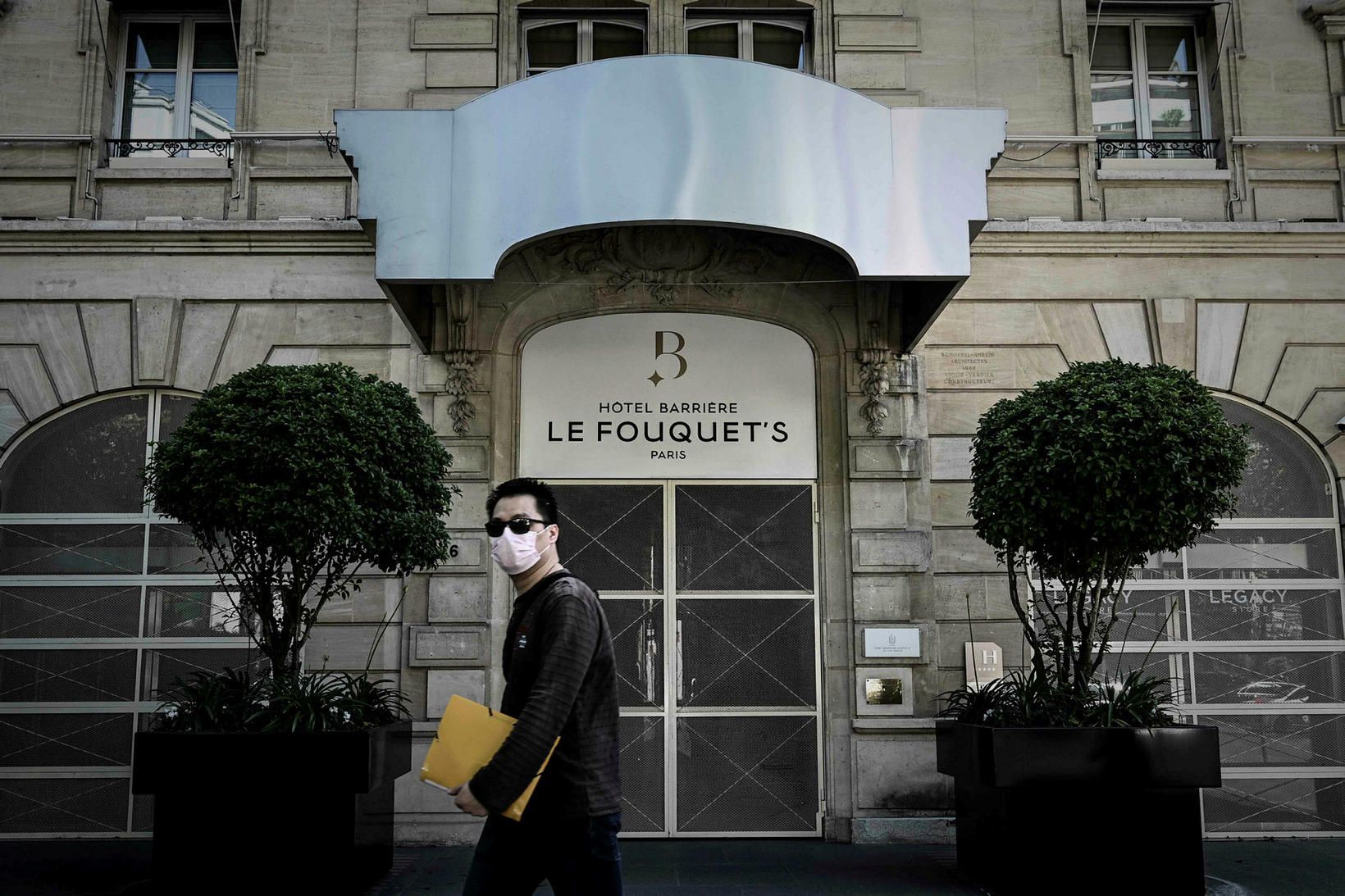 Le Fouquet's-hótelið í París.