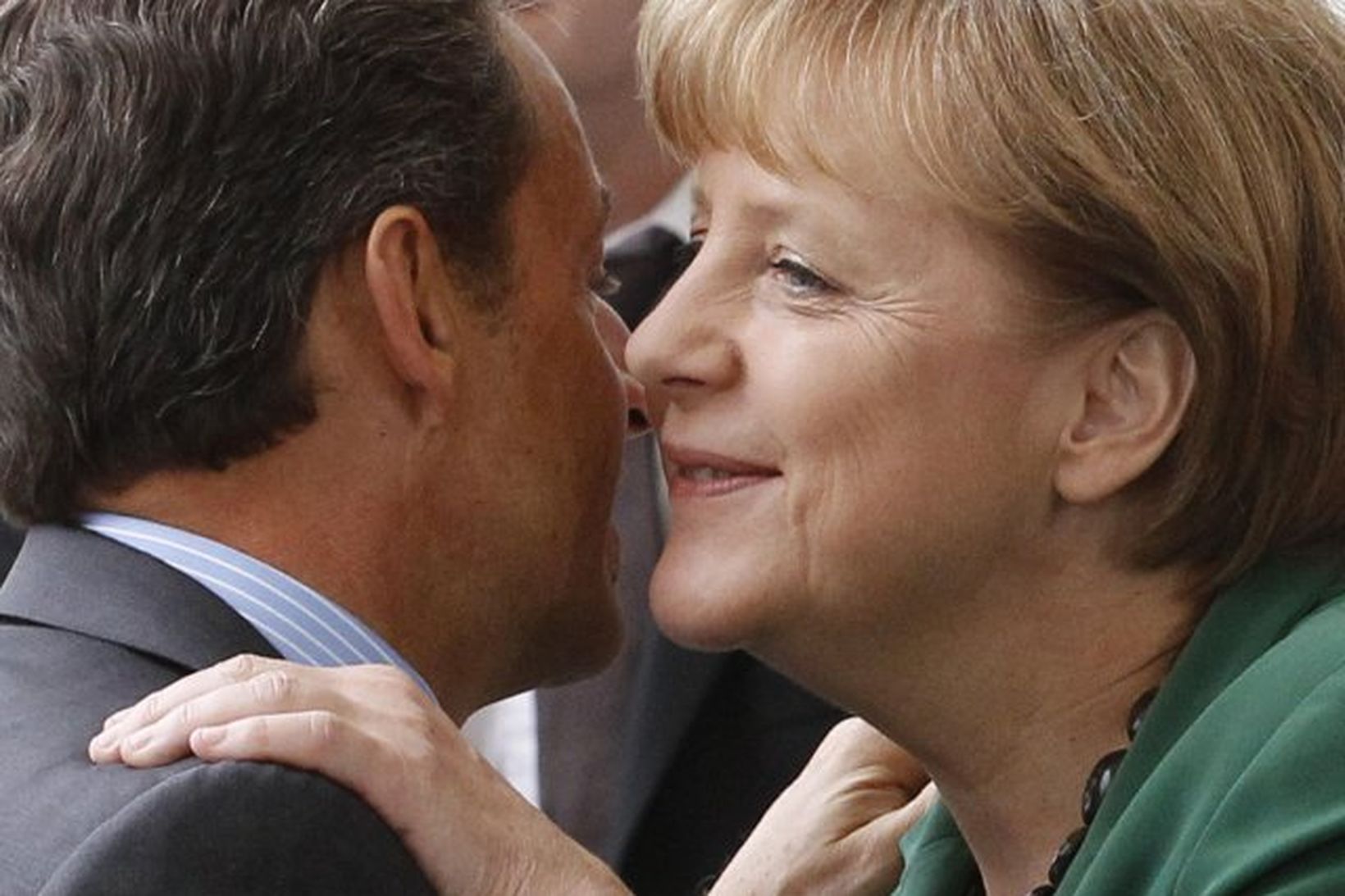Nicolas Sarkozy og Angela Merkel