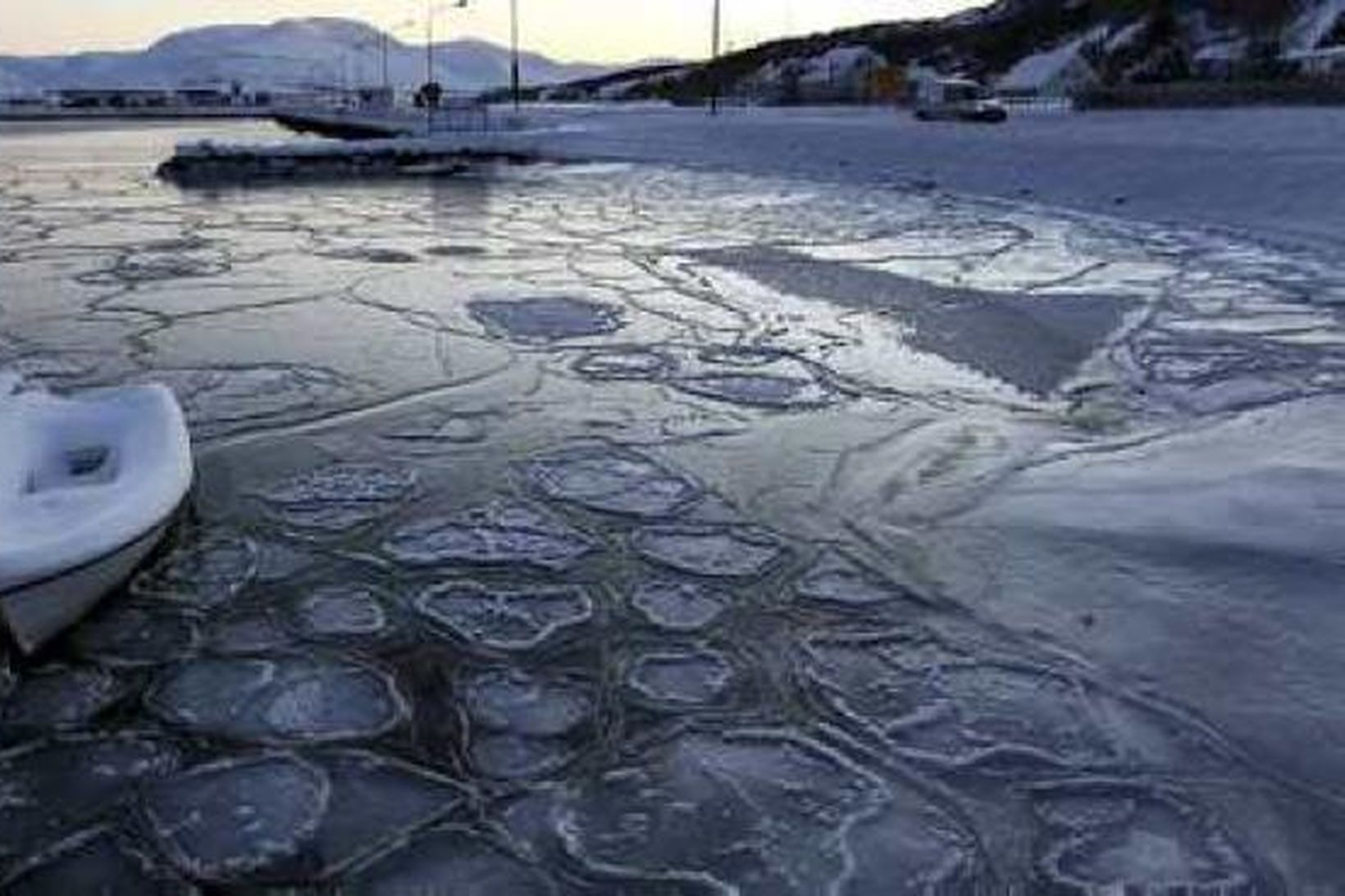 Frost á Akureyri.