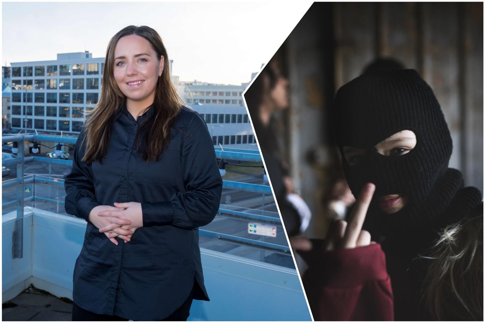 Katrín Sif Oddgeirsdóttir, sérfræðingur hjá greiningardeild ríkislögreglustjóra, segir línuna á …