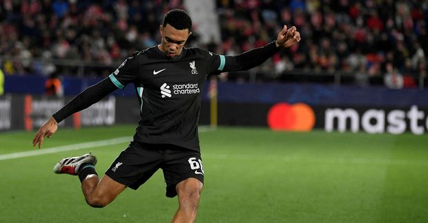 Trent Alexander-Arnold er mögulega á förum frá Liverpool.