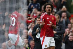 Marcus Rashford og Joshua Zirkzee hafa séð um mörk Manchester United.