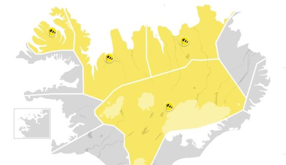 Hvassviðri eða stormur norðanlands 