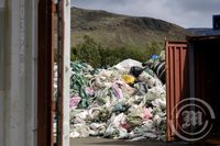 yndin sýnir frá starfsemi Pure North Recycling í Hveragerði.