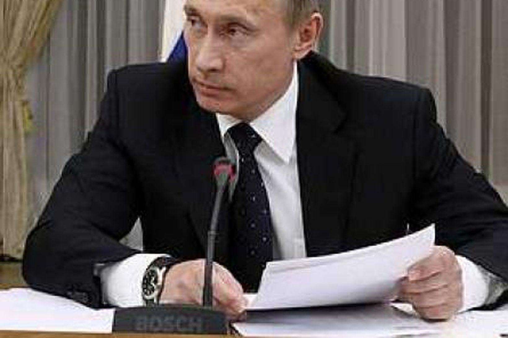 Putin er forsætisráðherra Rússlands.
