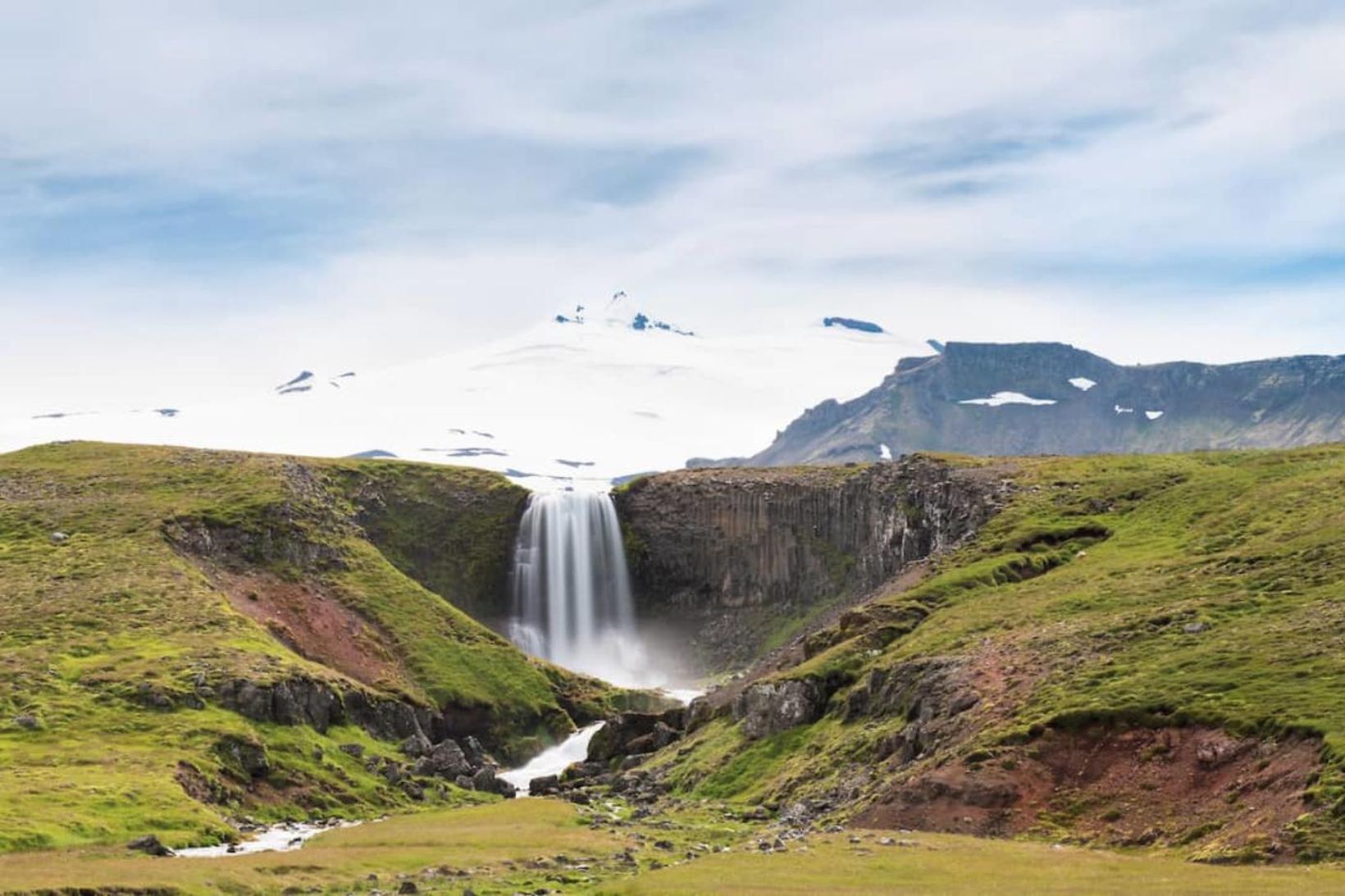 Konan féll við Svöðufoss.