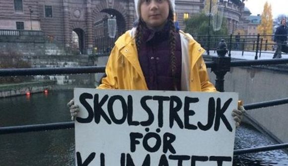 15 ára segir leiðtoga heims minna á börn