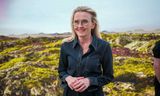 Heiða Björg Hilmisdóttir, borgarstjóri Reykjavíkur, ræddi við blaðamann í nýjum sýningarsal Perlunnar.