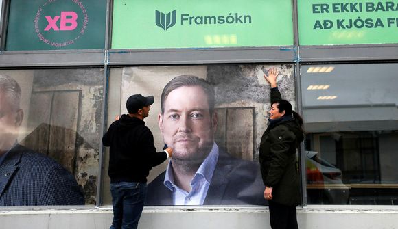 Skærgrænn litur yngdi Framsókn upp
