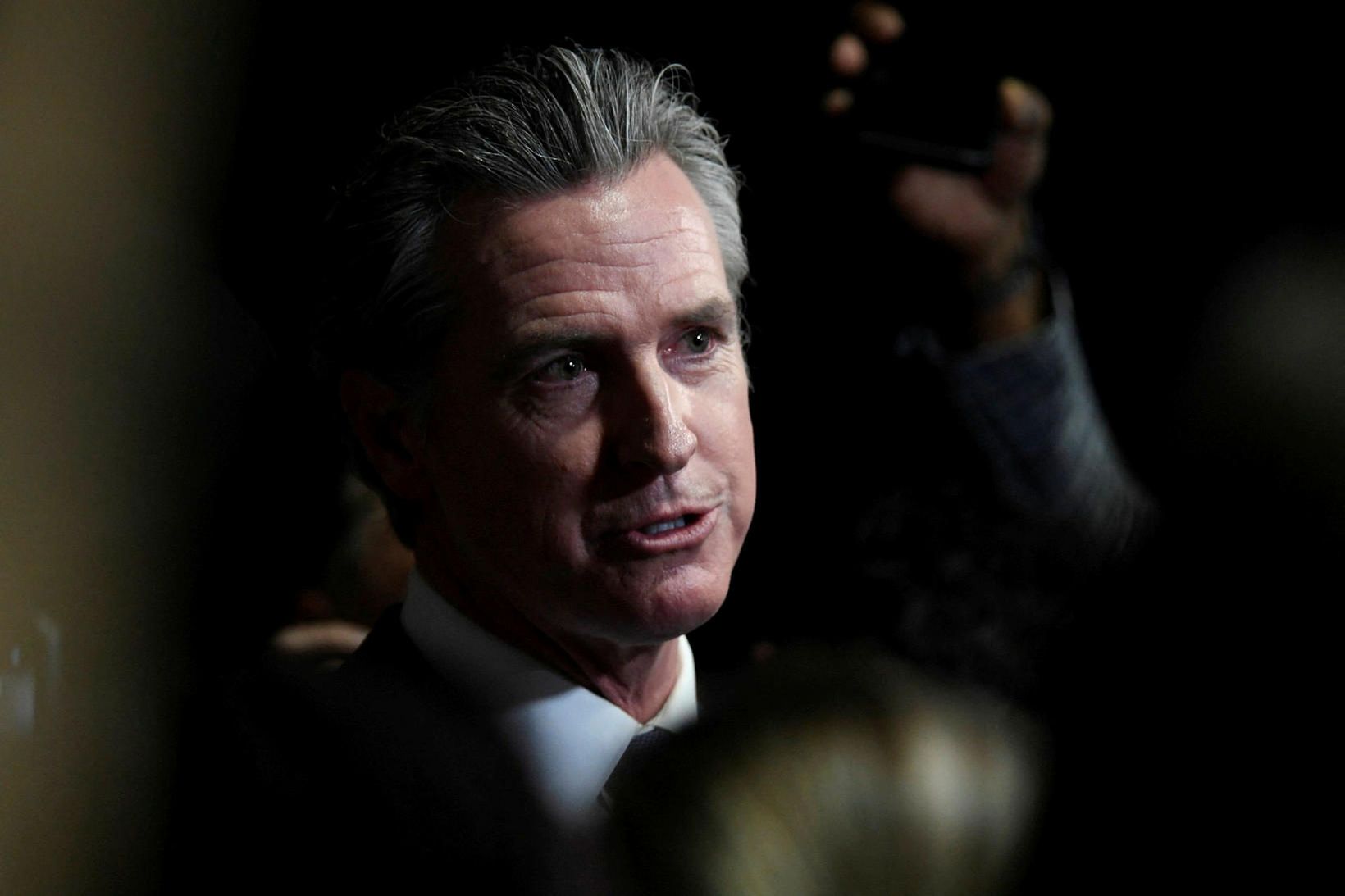 Gavin Newsom ríkisstjóri.