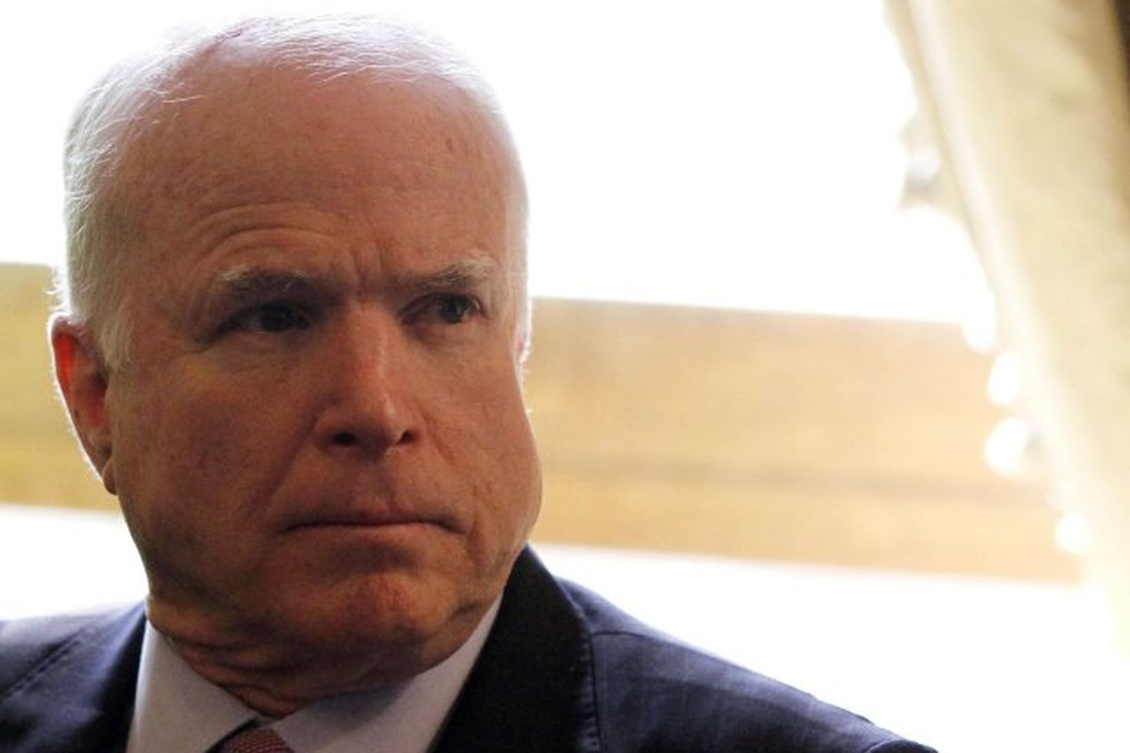 Bandaríski öldungadeildarþingmaðurinn John McCain er nú í Líbíu.