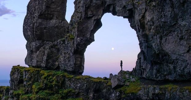 Valdís er mikið náttúrubarn og kann best við sig innan um stórbrotna náttúru Íslands.