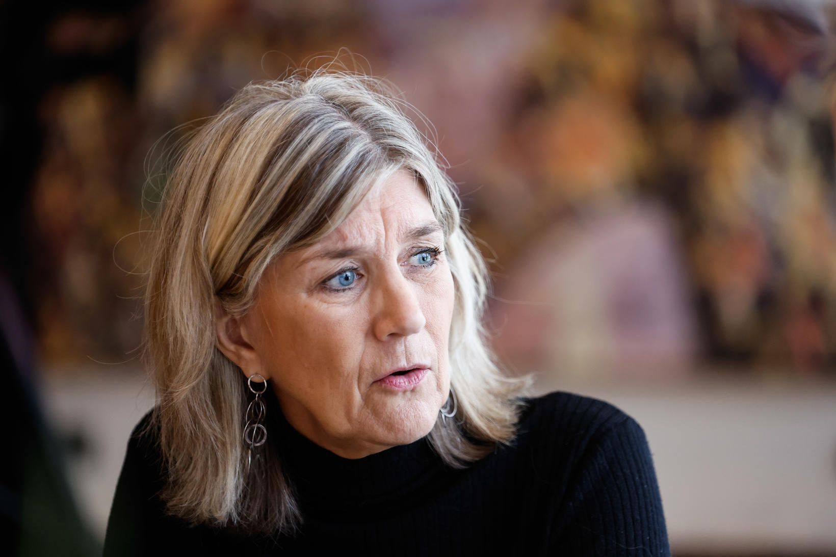 Hanna Katrín Friðriksson atvinnuvegaráðherra ræddi við blaðamann eftir fund ríkisstjórnarinnar …