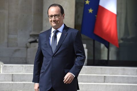François Hollande, President of France.