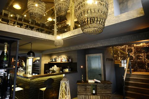 The former salt factory is now a trendy venue featuring designer Icelandic furniture and cosy lighting.
