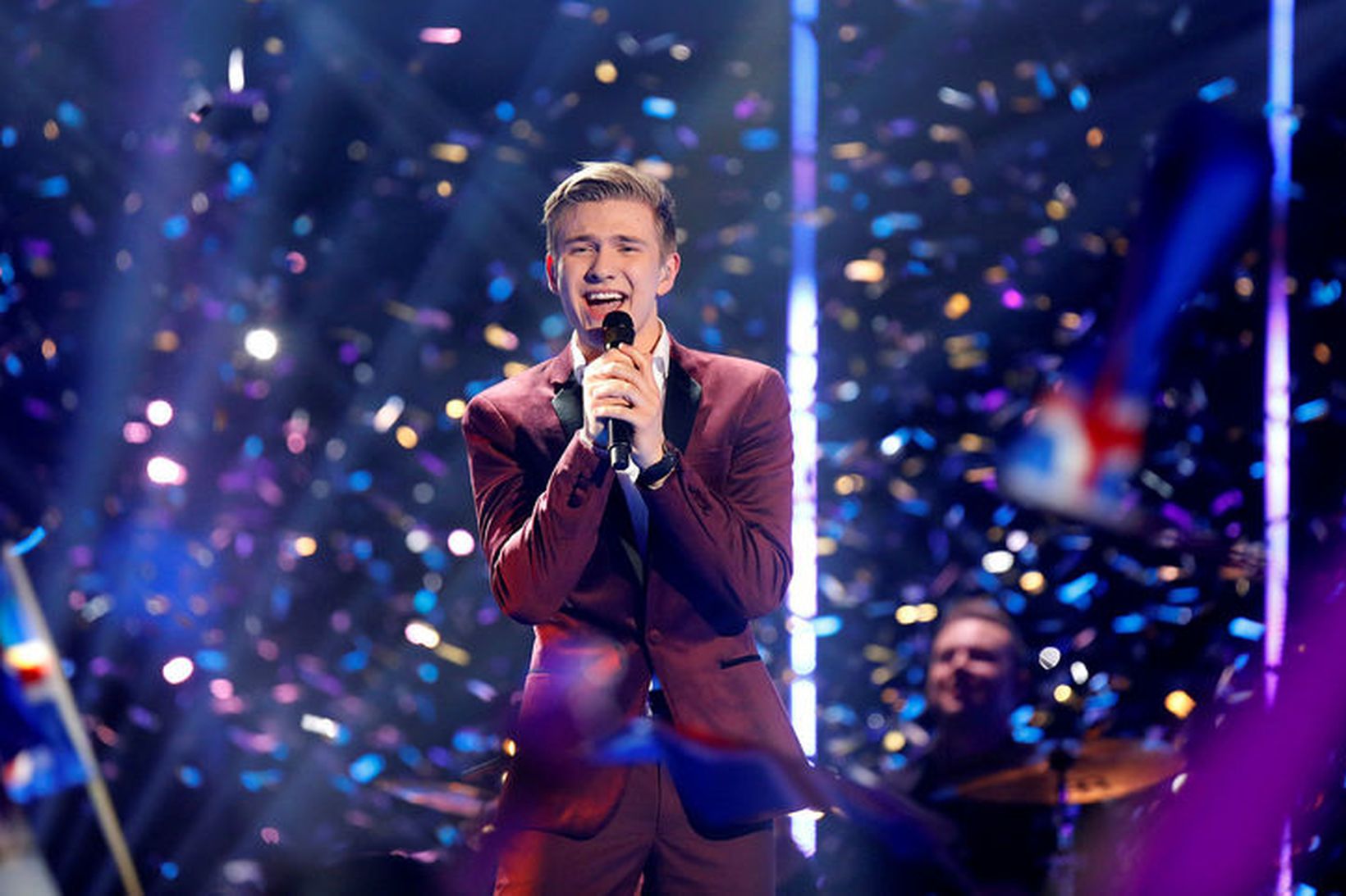 Ari Ólafsson flutti Our choice í Eurovision í fyrra.