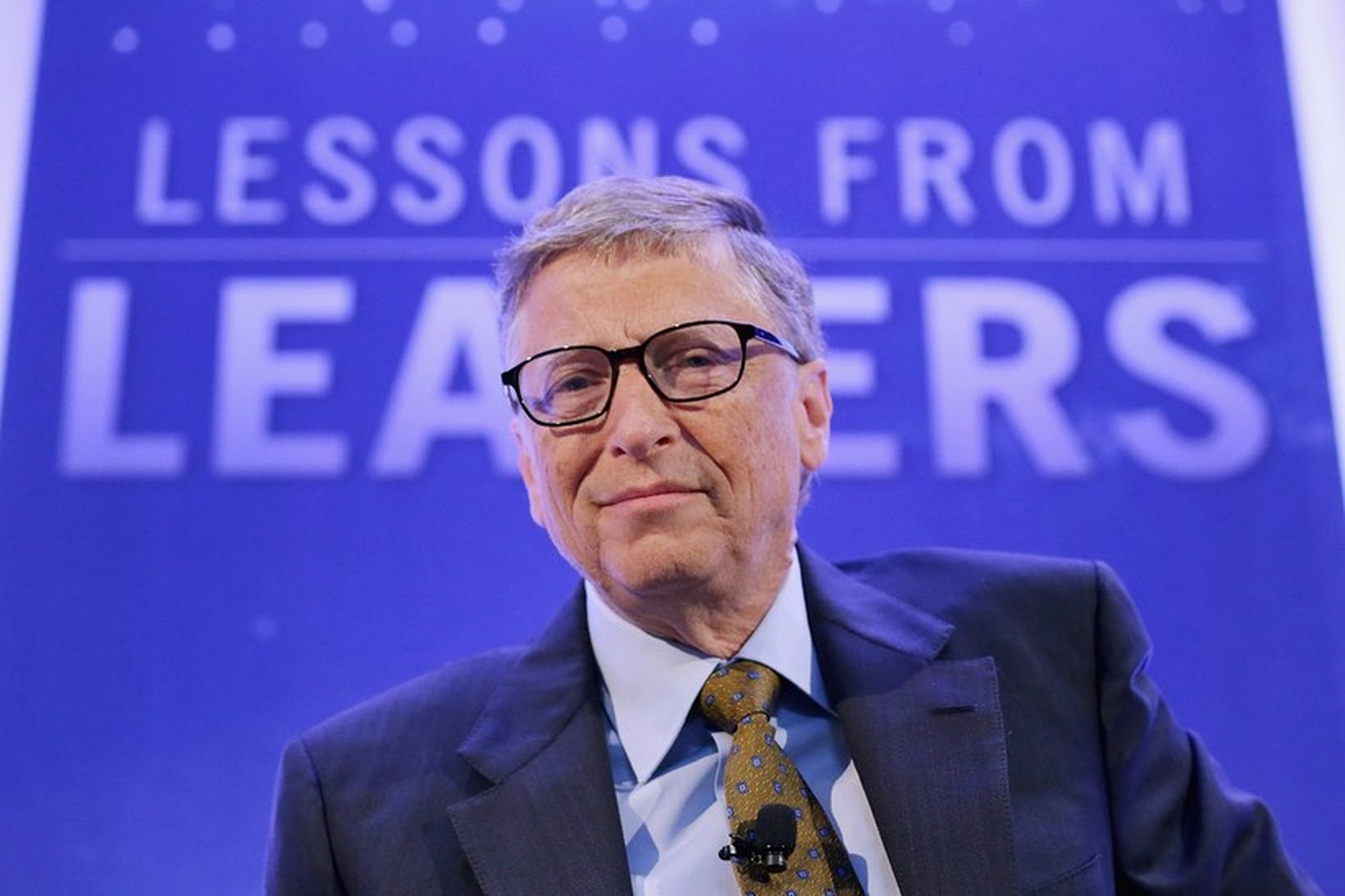 Bill Gates heimsótti Vestmannaeyjar í dag.
