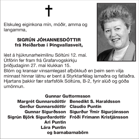 Sigrún Jóhannesdóttir
