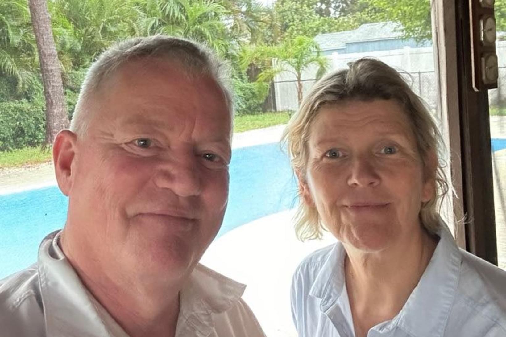 Pétur Konráð Hlöðversson og kona hans Sigríður Þórðardóttir eru í …