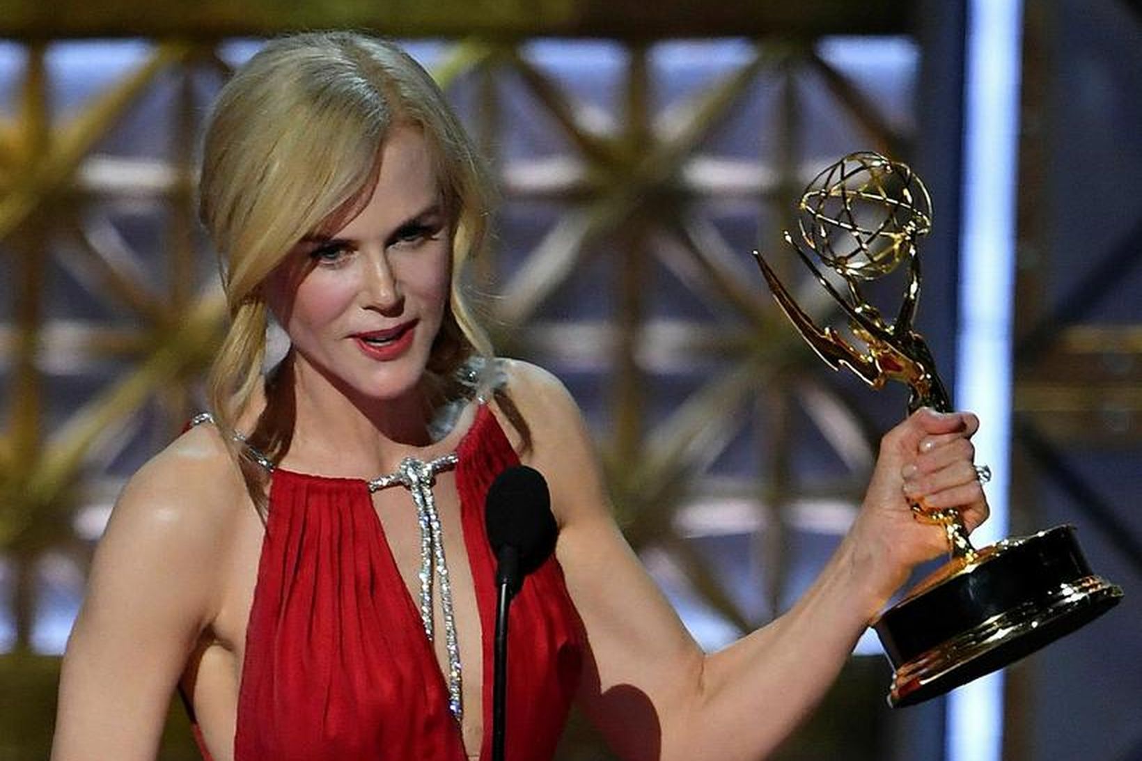 Nicole Kidman minntist ekki á eldri börn sín í þakkarræðu …