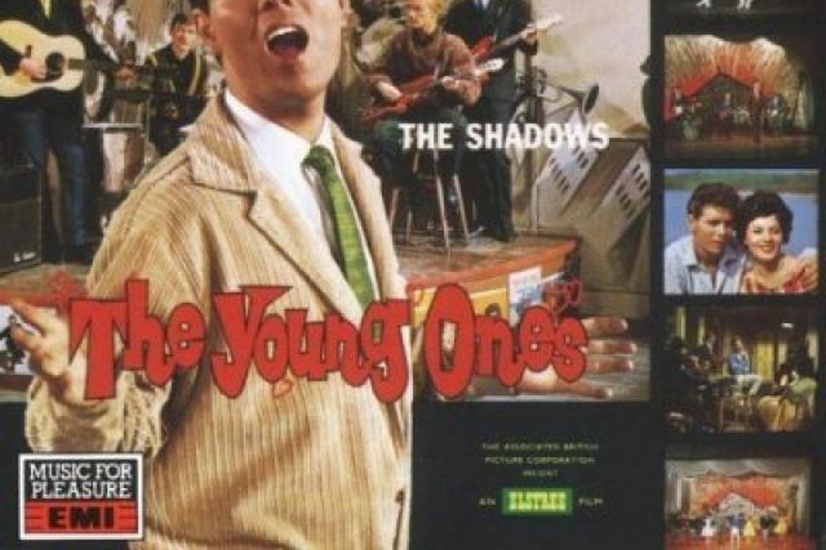 Plötuumslag The Young Ones með Cliff Richard og The Shadows …