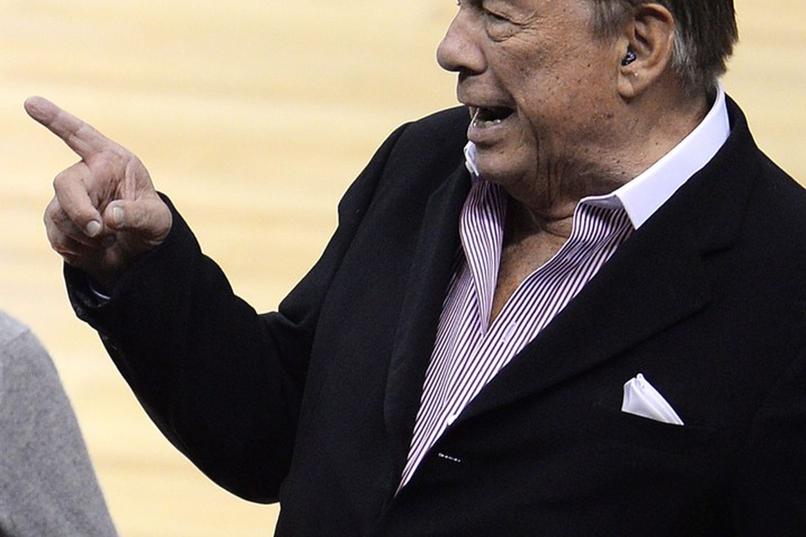 Donald Sterling á leik milli LA Clippers og Golden State …