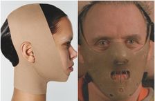 Nýrri aðhaldsvöru SKIMS hefur verið líkt við bitgrímu Hannibal Lecter.