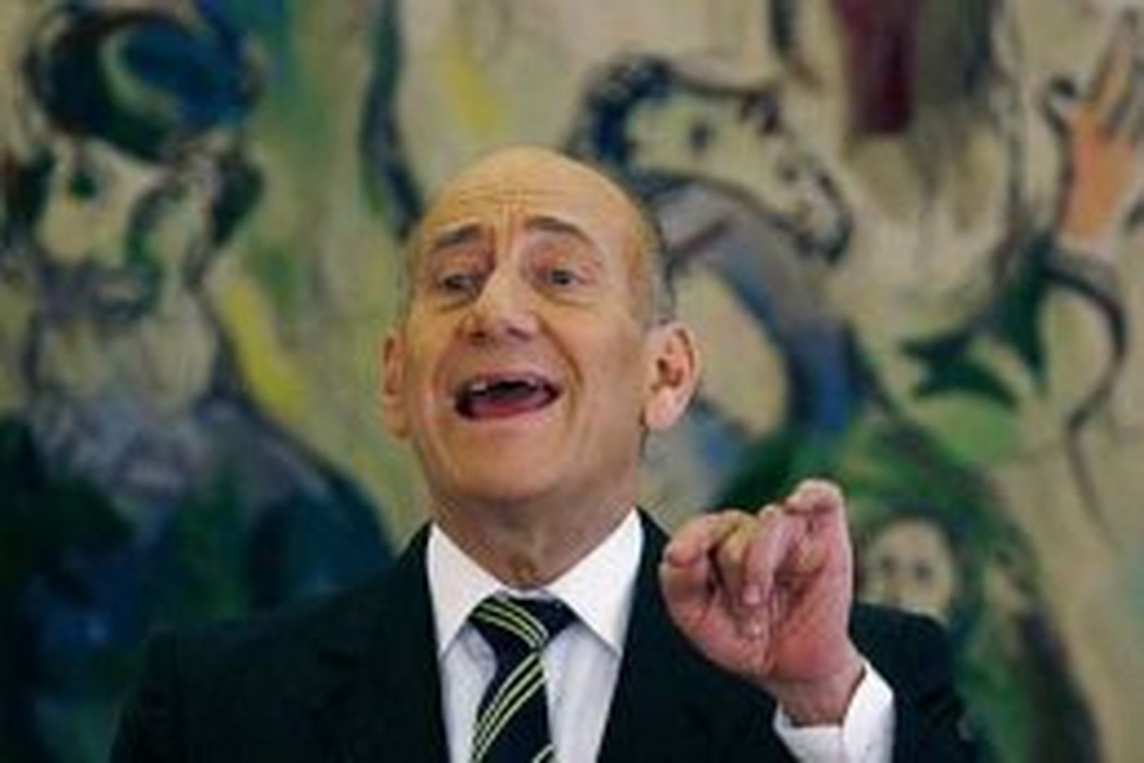 Ehud Olmert, forsætisráðherra Ísraels, beindi orðum sínum til íbúa Gasasvæðisins …