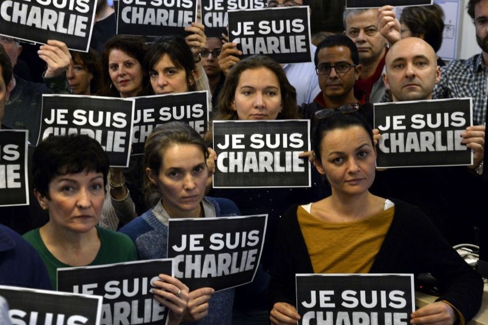 Skotárás á franska blaðið Charlie Hebdo