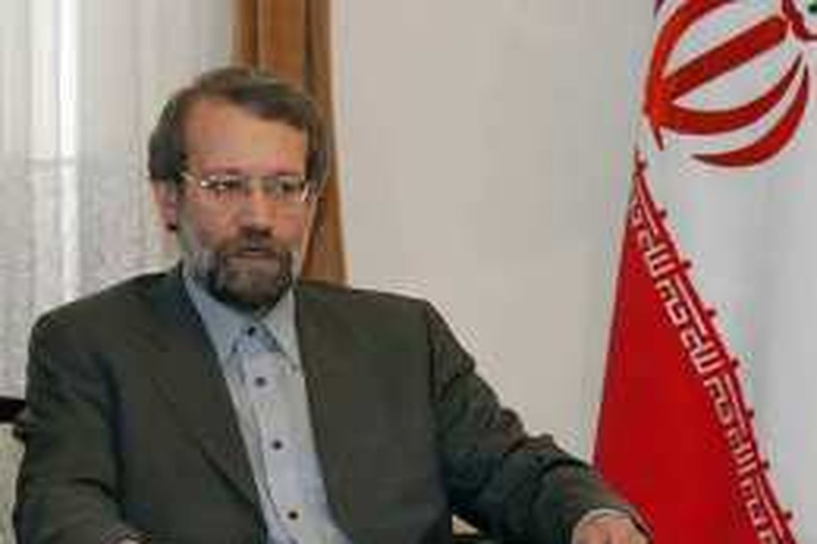 Ali Larijani fundar í dag með utanríkisráðherra Rússa, Íranar hafa …