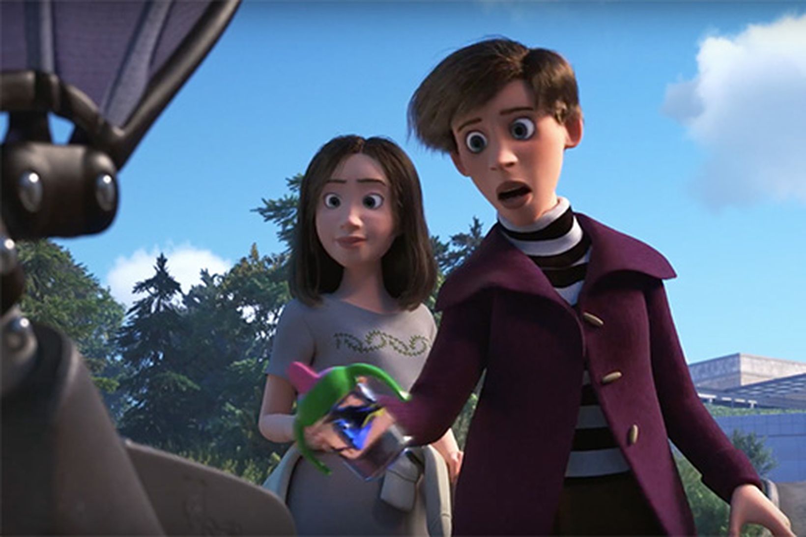 Konurnar tvær virðast vera fyrsta lesbíska parið í Pixar-mynd.