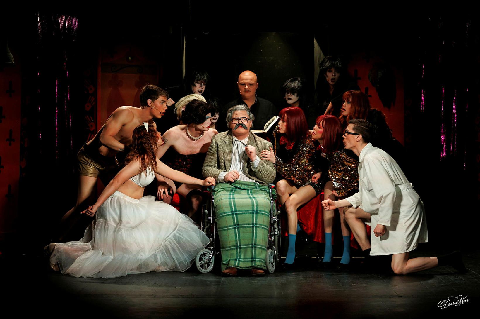 Frá uppfærslu Nemendafélags FNV á Rocky Horror.