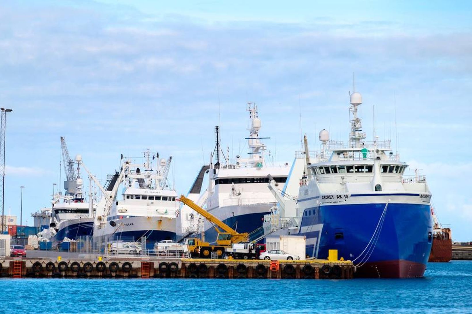 Framlag í hafnabótasjóð hefur hríðlækkað